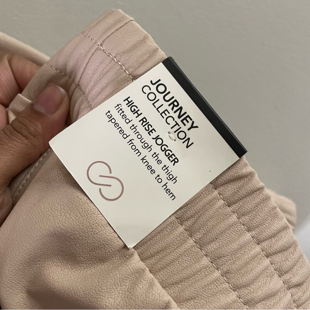 CALIA Women's Ath-Leather Jogger Pants - Picture 6 of 10